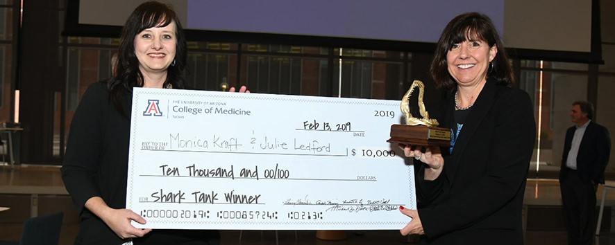 Drs. Ledford and Kraft win $10K UA Shark Tank Prize